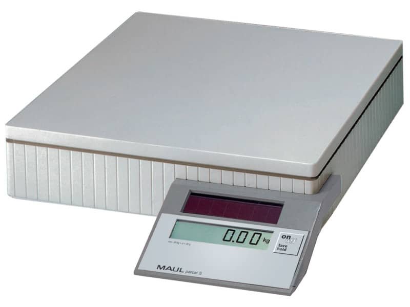 Bilancia pesapacchi Maul MAULparcel S – 50 kg – alimentazione solare – grigia Z770060