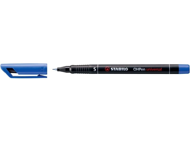 Penna Stabilo OHPen universal Superfine (S) 0,4 mm blu 841/41