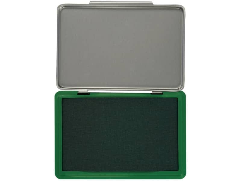Cuscinetto per timbri Q-Connect 11×7 cm verde KF25210