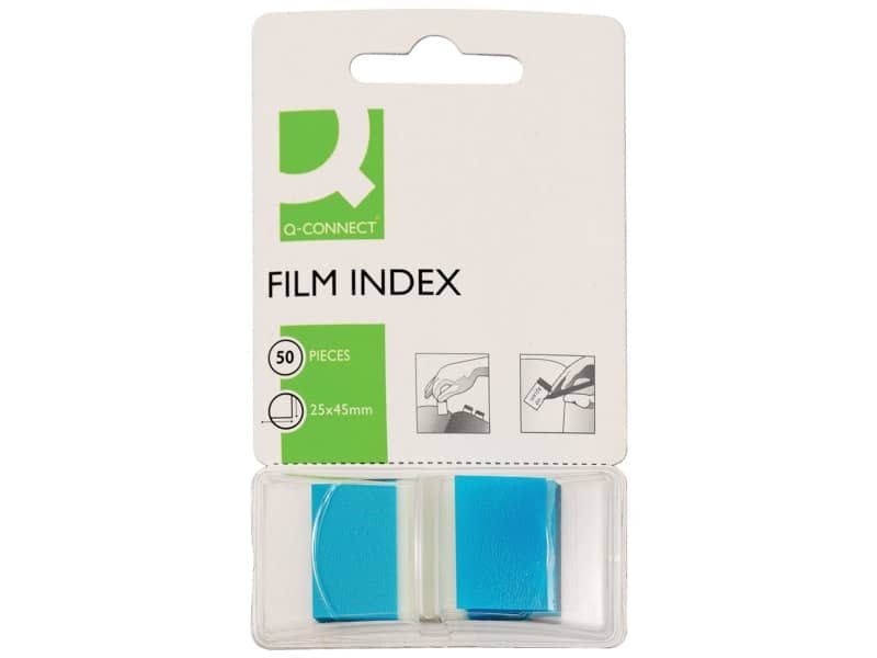 Segnapagina Q-Connect 25×43 mm blu  blocchetto da 50 – KF03632