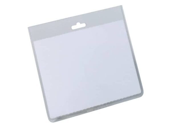 Portanomi DURABLE tasca chiusa trasparente 90x60 mm conf. 20 - 813519