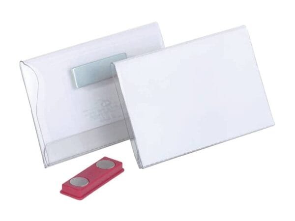 Portanomi DURABLE con magnete trasparente inserto 54x90mm conf. 25 - 811719