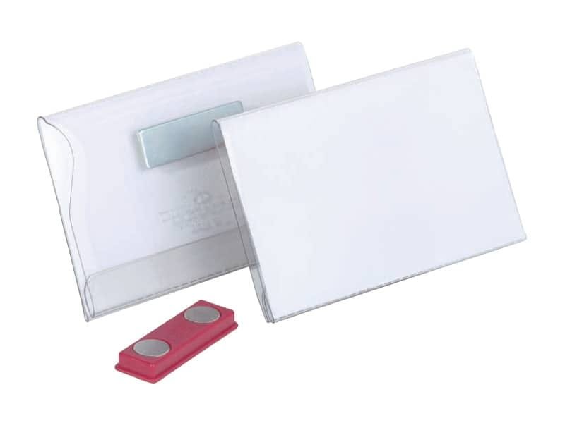 Portanomi DURABLE con magnete trasparente inserto 54x90mm conf. 25 – 811719