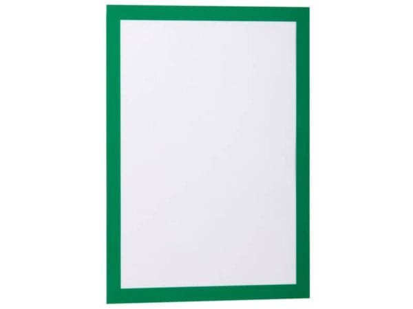 Cornici con pannello magnetico DURABLE DURAFRAME© A4 verde 236x323mm conf. 2 - 487205