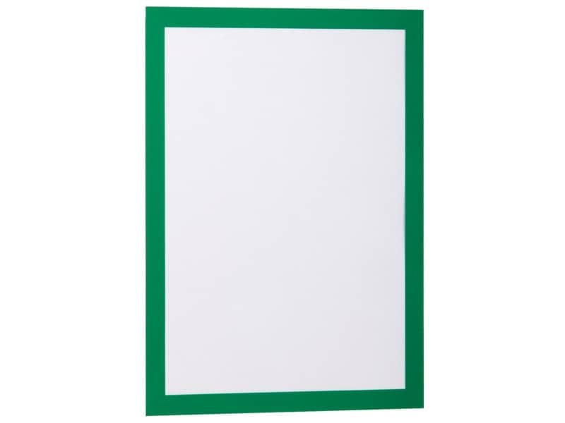 Cornici con pannello magnetico DURABLE DURAFRAME© A4 verde 236x323mm conf. 2 – 487205