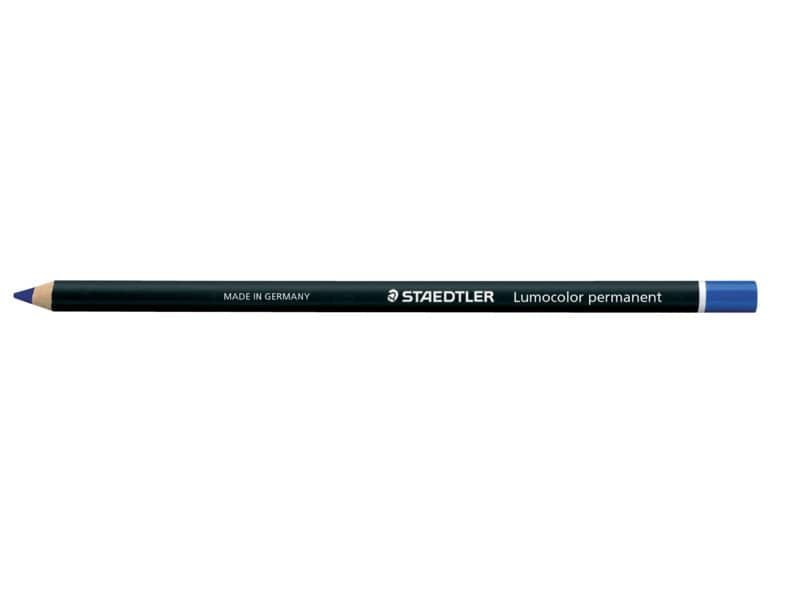 Matita vetrografica Staedtler Lumocolor Permanent Glasochrom 108 20 blu 108 20-3