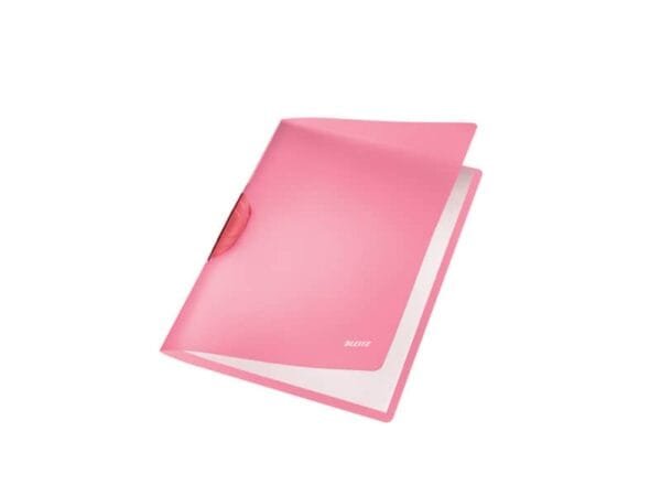 Cartelline di archiviazione con clip max 30 fogli Leitz COLOR CLIP Rainbow in PPL A4 rosso - 41760125