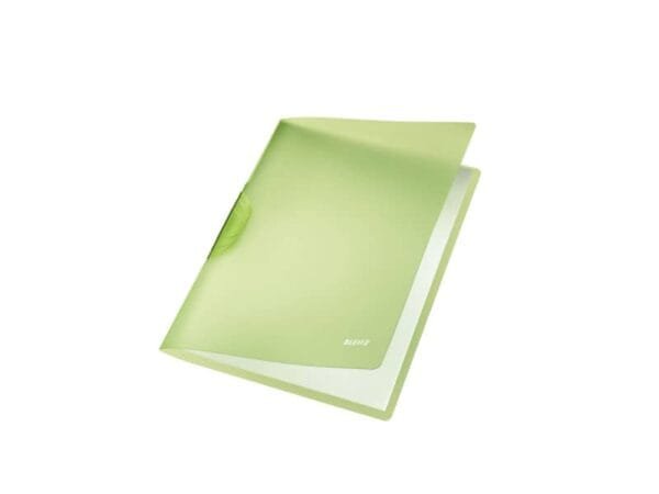 Cartelline di archiviazione con clip max 30 fogli Leitz COLOR CLIP Rainbow in PPL A4 verde - 41760155