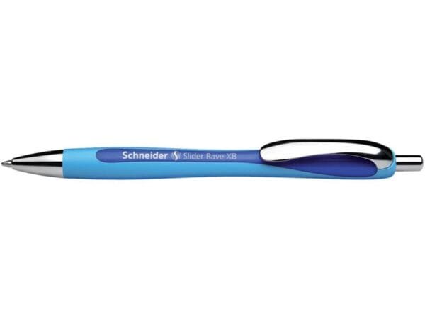Penna a sfera a scatto Schneider Slider Rave ricaricabile tratto XB blu P132503