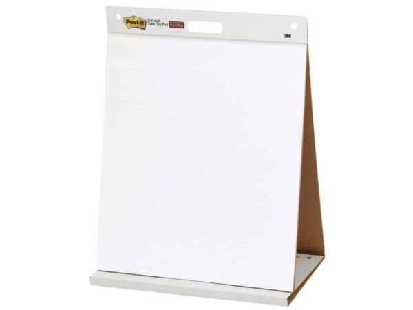Lavagna da tavolo Post-it© Super Sticky 58,4 cm x 50,8 cm bianco 1 blocco da 20 fogli - 563R