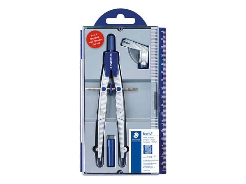 Compasso Staedtler Noris© in metallo senza prolunga – 550 01