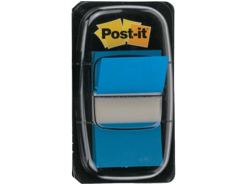 Segnapagina removibili Post-it© Index Medium con dispenser blu 50 segnapagina – 680-2