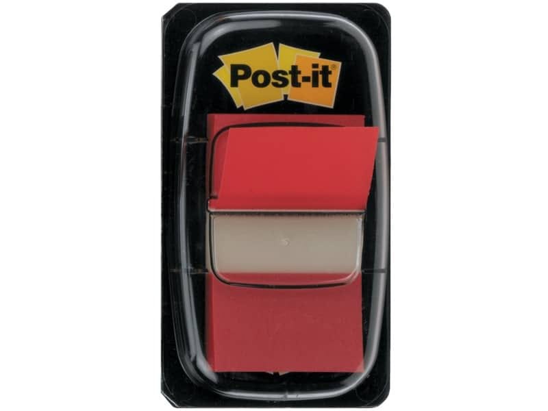 Segnapagina removibili Post-it© Index Medium con dispenser rosso 50 segnapagina – 680-1