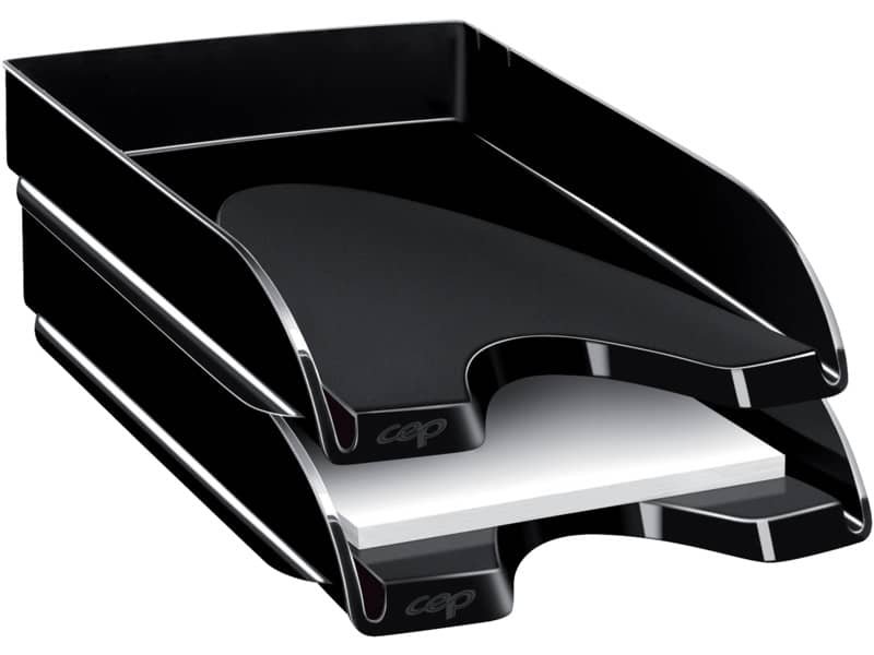 Vaschette portacorrispondenza CEP Pro 34,8×25,7×6,6 cm nero – apertura frontale – 1002000161