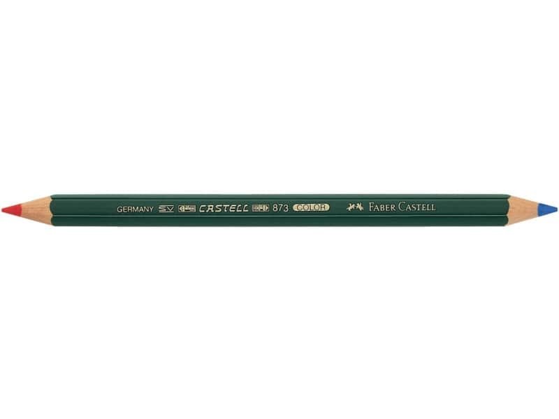 Matita bicolore Faber-Castell CASTELL Color 873 rossa e blu 117500