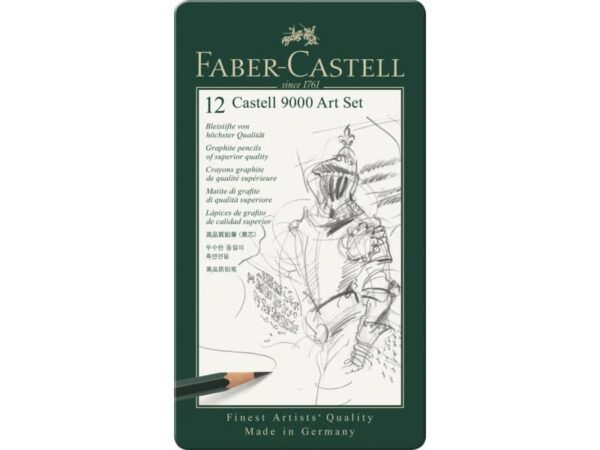 Set matite Faber-Castell 9000 gradazioni da 8B a 2H 12 gradazioni assortite 119065