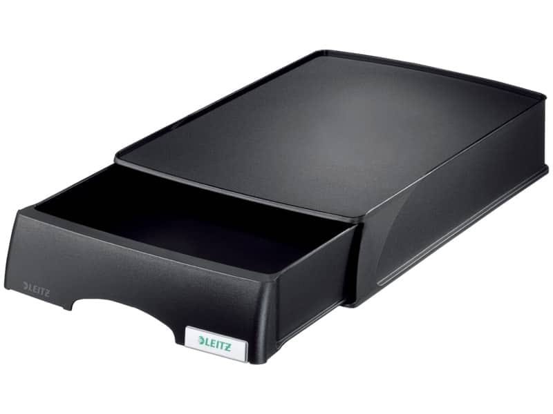Cassetto componibile Leitz PLUS in polistirolo A4 nero 25,5×37,6×7 cm 52100095