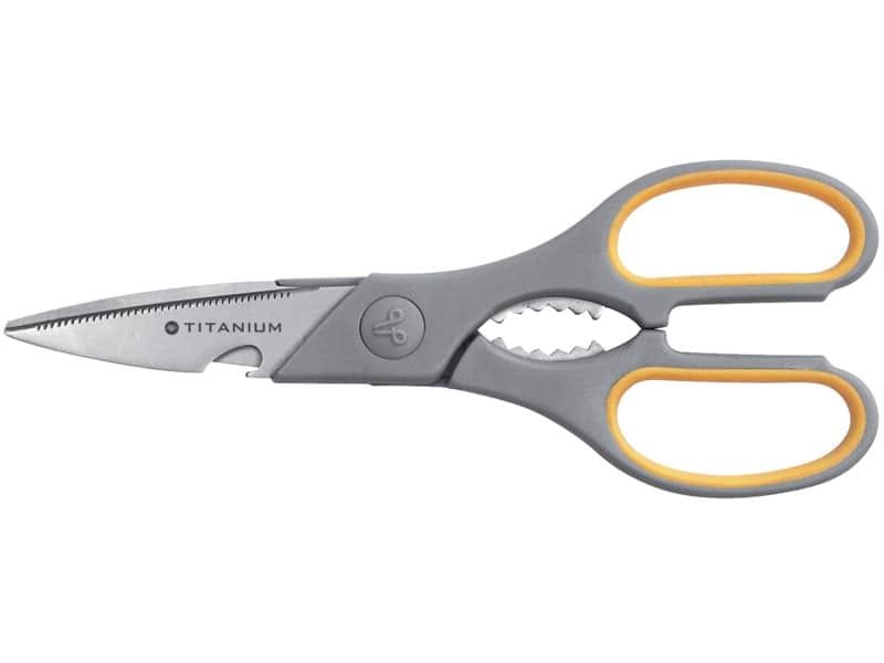 Forbici Westcott Softgrip Titanium Super Multi simmetriche giallo/grigio lama 21 cm – E-30486 00