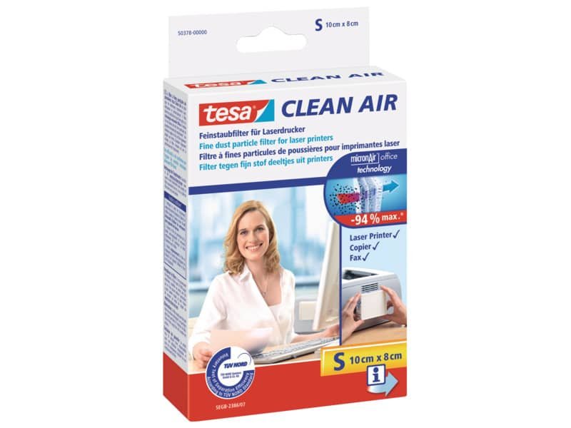 Filtri per stampanti e fax tesa Clean Air per polveri sottili S 10×8 cm 50378-00000-01