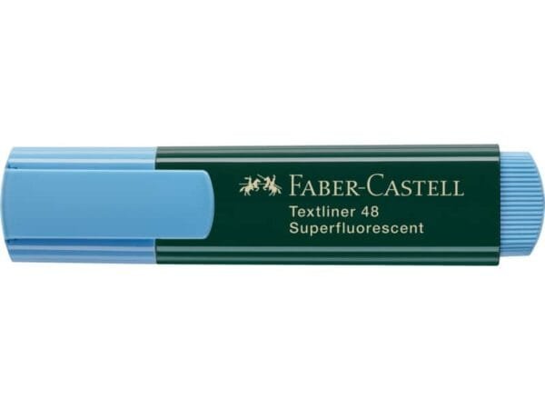 Evidenziatore Faber-Castell Textliner 48 Refill tratto 1-2-5 mm blu 154851