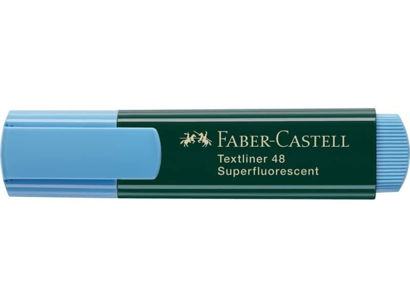 Evidenziatore Faber-Castell Textliner 48 Refill tratto 1-2-5 mm blu 154851