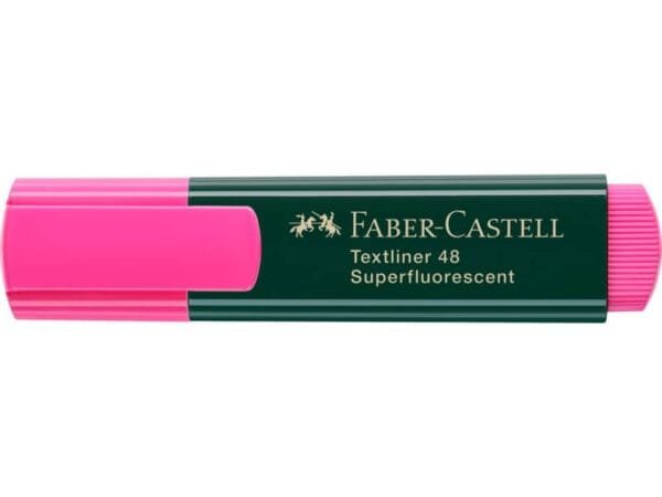 Evidenziatore Faber-Castell Textliner 48 Refill tratto 1-2-5 mm rosa fluo 154828