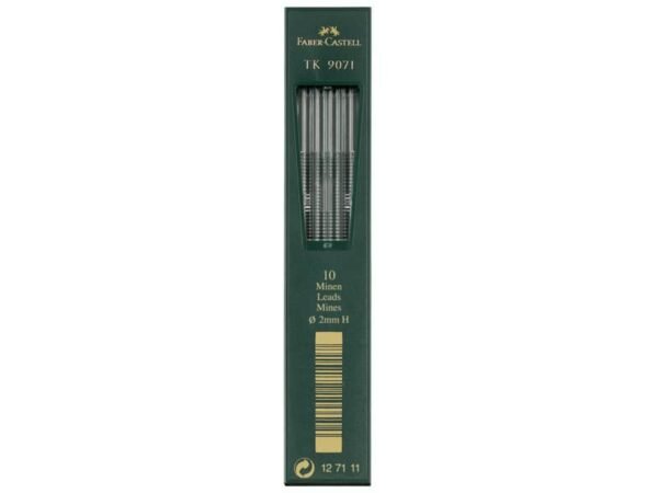 Mine Faber Castell Super Polymer 2 mm H conf. 10 pezzi - 127111