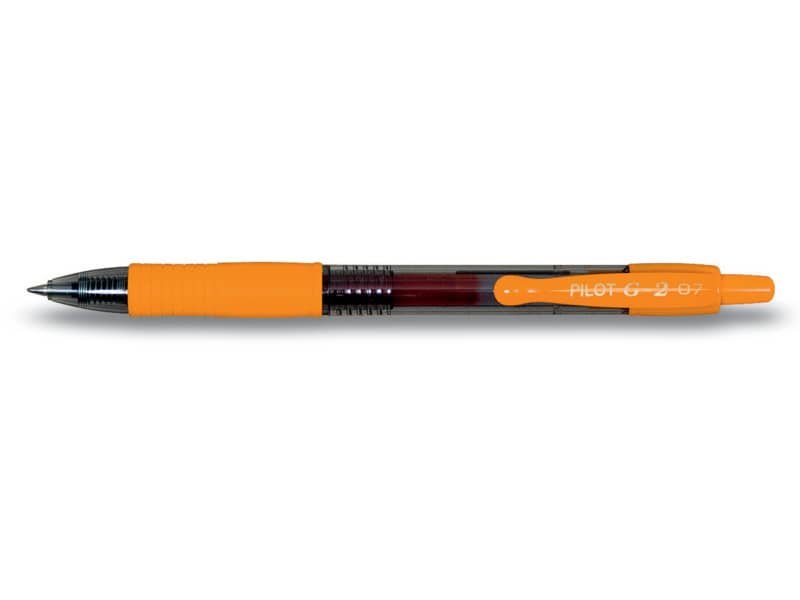 Penna gel a scatto Pilot G-2 0,7 mm arancione – 001393