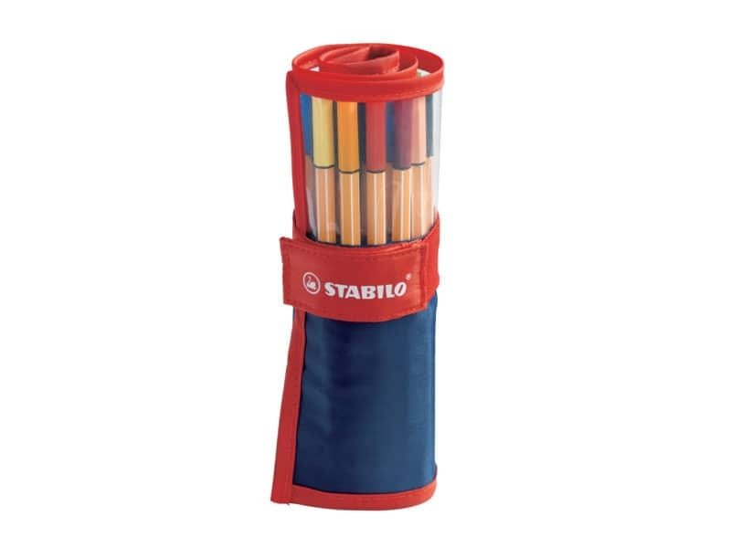 Fineliner Stabilo Point 88 0,4 mm assortiti rotolo da 25 – 8825-021