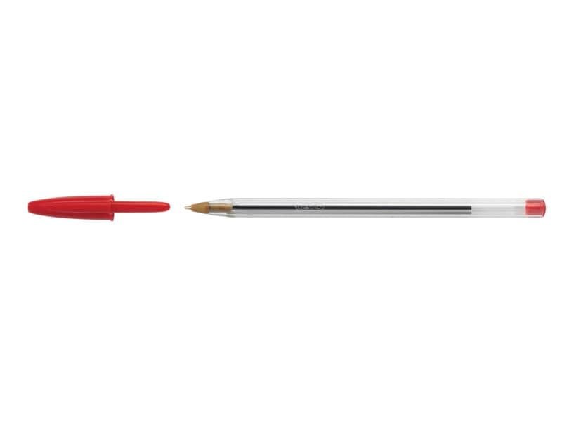 Penna a sfera BIC Cristal M punta 1 mm rosso Conf. 50 pezzi – 8373619