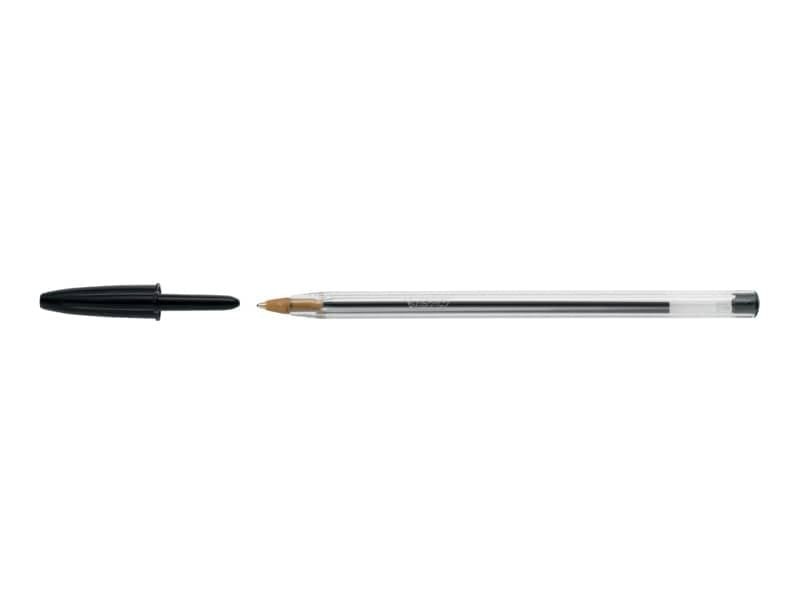 Penna a sfera BIC Cristal M punta 1 mm nero Conf. 50 pezzi – 8373639