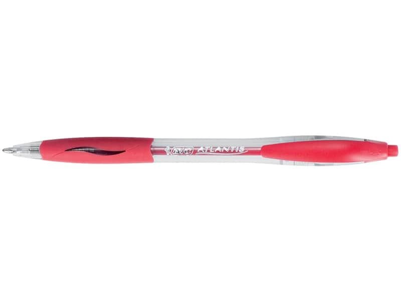 Penna a sfera a scatto BIC Atlantis Classic NF M 1 m rosso 8871331
