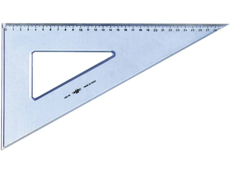 Squadra ARDA Linea Uni plastica termoresistente fum‚ ottico trasparente 60ø cm 35 – 28835SS