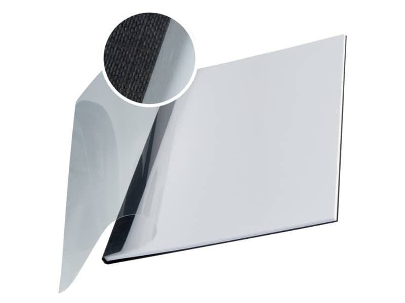 Copertina flessibile max 10-35 fogli Leitz impressBIND in PPL con dorso da 3,5 mm A4 nero  conf. da 10 – 73980095