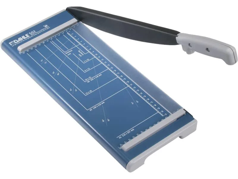 Taglierina a leva Dahle Hobby con pressino manuale max 8 fogli – luce 320-0,8 mm blu – R000502