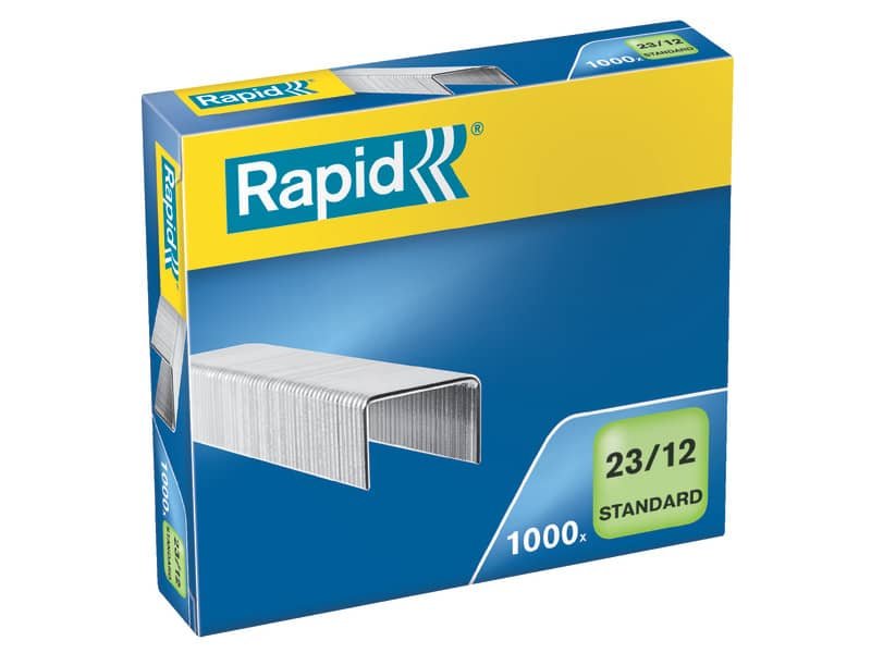 Punti metallici Rapid Standard 23/12  conf. da 1000 – 24869400