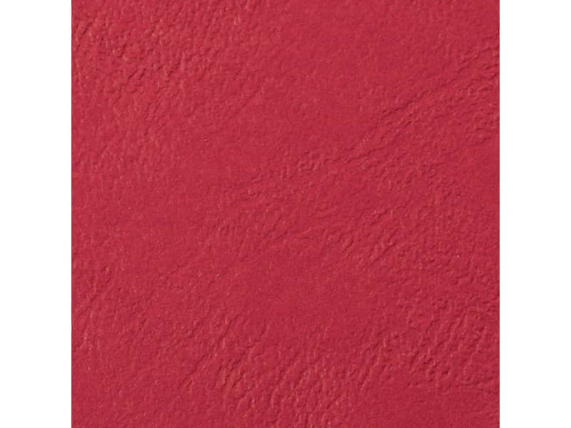 Copertine per rilegatura GBC Leathergrain in cartoncino goffrato rosso  conf da 100 copertine – CE040031