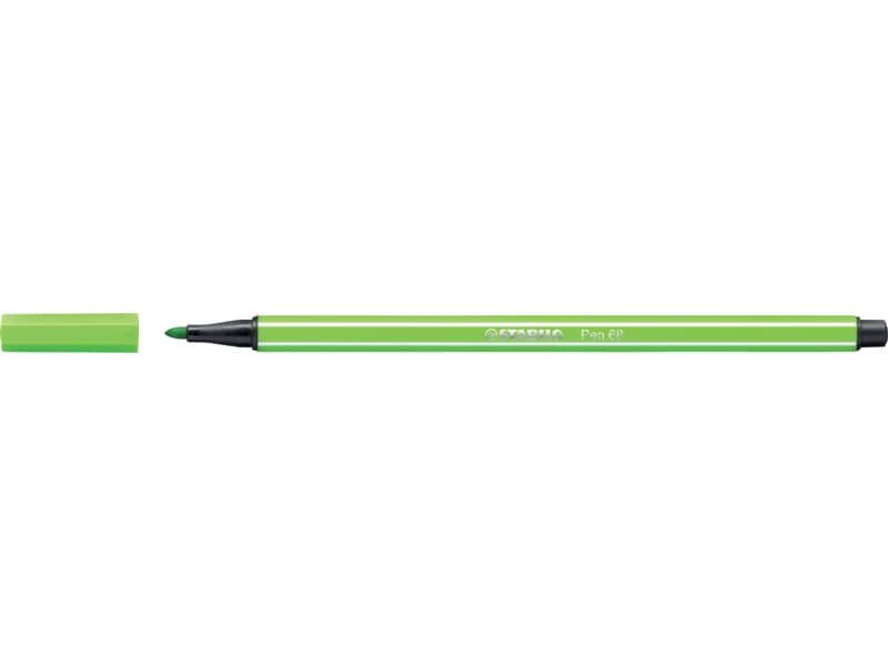Pennarelli Stabilo Pen 68 tratto 1 mm verde chiaro 68/33