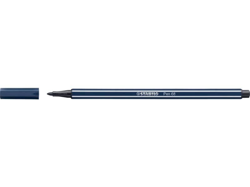 Pennarelli Stabilo Pen 68 tratto 1 mm grigio payne 68/98
