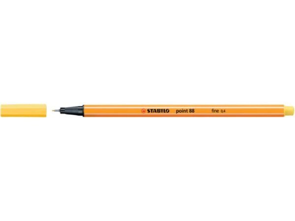 Fineliner Stabilo Point 88© 0,4 mm giallo 88/44
