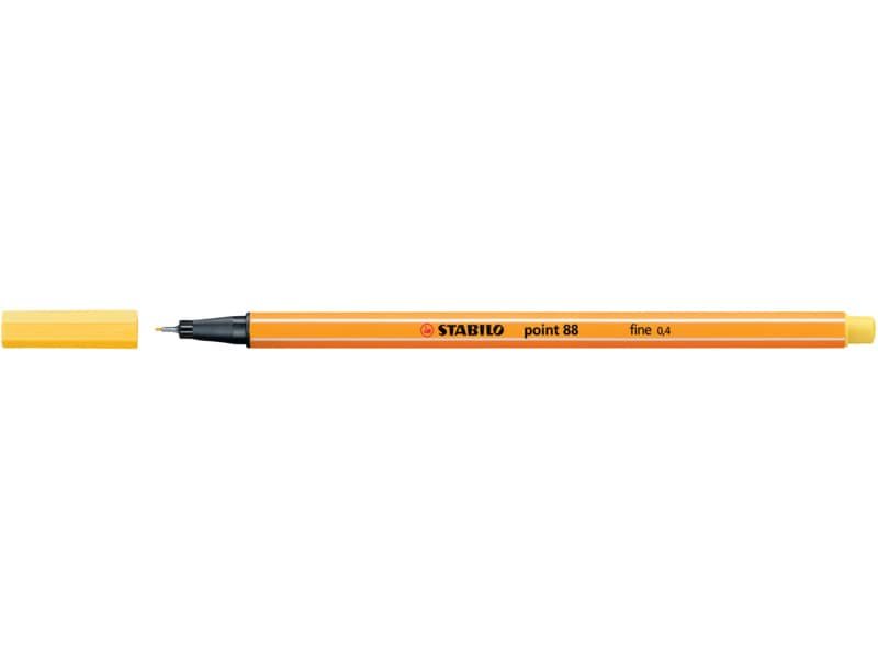 Fineliner Stabilo Point 88© 0,4 mm giallo 88/44
