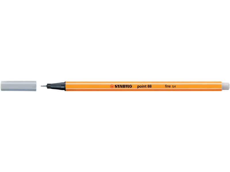 Fineliner Stabilo Point 88© 0,4 mm grigio chiaro 88/94