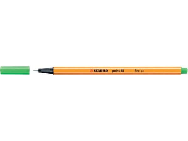 Fineliner Stabilo Point 88© 0,4 mm  verde foglia - 88/43