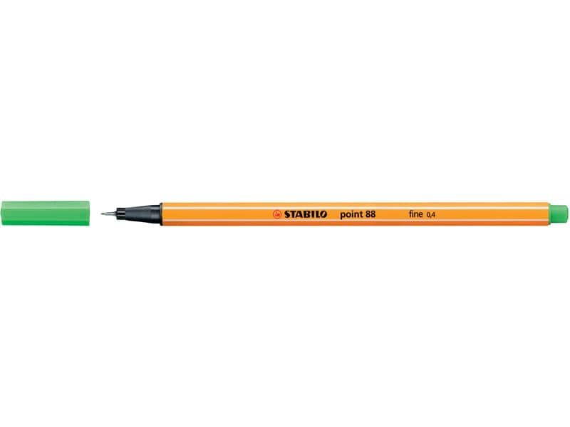 Fineliner Stabilo Point 88© 0,4 mm  verde foglia – 88/43