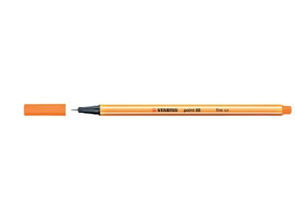 Fineliner Stabilo Point 88© 0,4 mm arancio 88/54