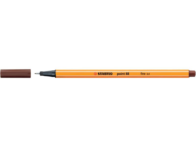 Fineliner Stabilo Point 88© 0,4 mm bruno 88/45
