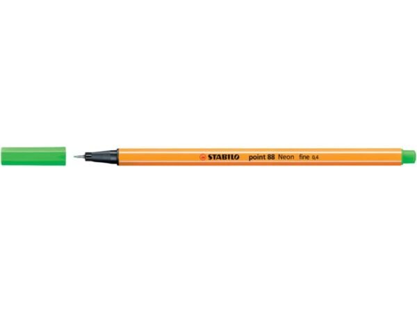 Fineliner Stabilo Point 88© 0,4 mm verde neon 88/033