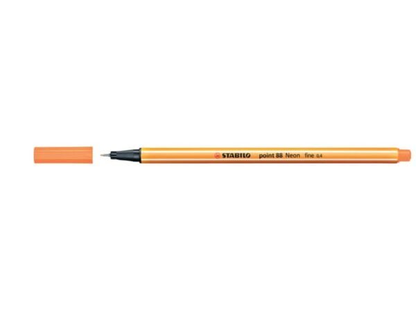 Fineliner Stabilo Point 88© 0,4 mm arancio neon 88/054