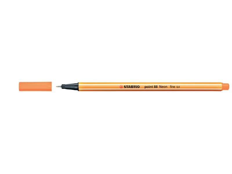 Fineliner Stabilo Point 88© 0,4 mm arancio neon 88/054