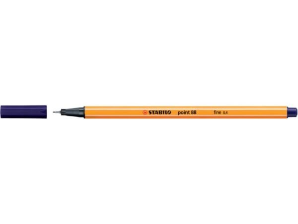 Fineliner Stabilo Point 88© 0,4 mm blu notte 88/22 -14
